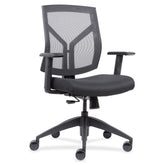 Mid-Back Chairs with Mesh Back & Fabric Seat